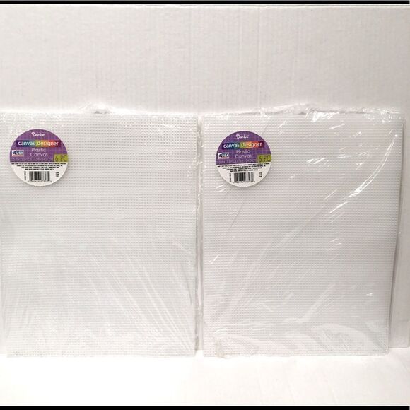 NIP Darice clear plastic craft canvases(2)6 packs - Picture 1 of 3